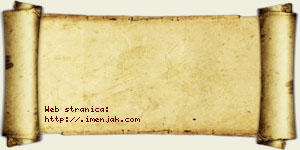 Isidor Veškovac vizit kartica